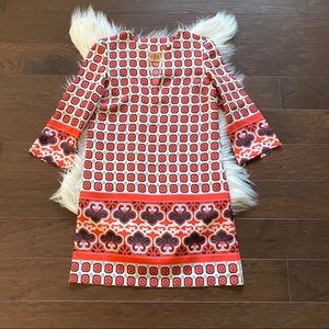 [Tory Burch] Long Sleeve Silk Shift Dress